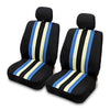 TIROL T24918OG Universal Car Front Seat Covers Breathable Mesh Sponge Protector
