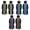 TIROL T24918OG Universal Car Front Seat Covers Breathable Mesh Sponge Protector