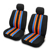 TIROL T24918OG Universal Car Front Seat Covers Breathable Mesh Sponge Protector