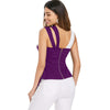 Back Zip Asymmetrical Flare Tank Top