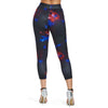 Print High Waisted Capri Leggings