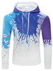Paint Splatter Long Sleeve Hoodie