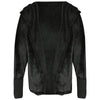 Hooded Long Sleeve Faux Fur Fleece Open Front Solid Color Coat Women Hoodie