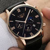 Fashion Mens New Design Elegant Analog Leather Business Dress Watch