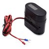 CS - 682A1 Motorcycle Cigarette Lighter USB Charger with Voltmeter Time Display