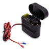 CS - 682A1 Motorcycle Cigarette Lighter USB Charger with Voltmeter Time Display