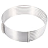 Layer Cake Slicer Adjustable Retractable Stainless Steel Mousse Mold Round Baking Kit Mould Cut Tools