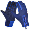 Pair of Unisex Full Finger Touch Screen Warm-keeping Ski Gloves Handwear for Riding