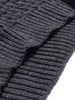 Stand Collar Zig Zag Pattern Knit Sweater