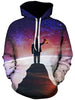 3D Galaxy Figure Print Pullover Hoodie