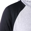 Raglan Sleeve Color Blocking Pullover Hoodie