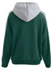 Striped Edge Drawstring Hoodie