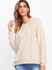 Drawstring Fluffy Hoodie