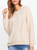 Drawstring Fluffy Hoodie