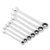 Metric Ratchet Spanner Set Combination Head Gear Wrench