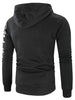 Tiger Print Color Block Hoodie