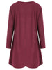 Lace Hem Button Detail T-shirt