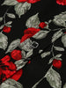 Allover Rose Print Casual Shirt