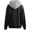 Striped Edge Drawstring Hoodie