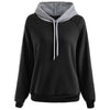 Striped Edge Drawstring Hoodie