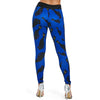 Black Cats Print Elastic Waist Pants
