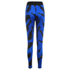 Black Cats Print Elastic Waist Pants