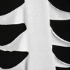 Two Tones Long Sleeve Tearing T-shirt