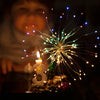 String Light Fireworks Ball LED Wire Fairy Lights with Remote Control
