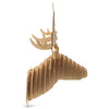 Wooden Elk Head Wall Hanging Art Craft Home Decoration