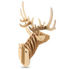 Wooden Elk Head Wall Hanging Art Craft Home Decoration