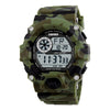 SKMEI Men Digital Wristwatch Multifunctional Alarm LED Backlight