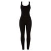 Scoop Neck Sleeveless Backless Criss-cross Strap Women Yoga Jumpsuit