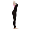 Scoop Neck Sleeveless Backless Criss-cross Strap Women Yoga Jumpsuit