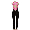 Scoop Neck Sleeveless Backless Criss-cross Strap Women Yoga Jumpsuit