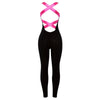 Scoop Neck Sleeveless Backless Criss-cross Strap Women Yoga Jumpsuit