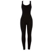 Scoop Neck Sleeveless Backless Criss-cross Strap Women Yoga Jumpsuit
