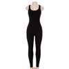 Scoop Neck Sleeveless Backless Criss-cross Strap Women Yoga Jumpsuit