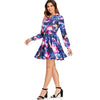 Outer Space Fit and Flared Mini Dress