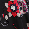 Criss Cross Sugar Skull Print Dress