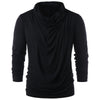Long Sleeve Pile Heap Collar T-shirt