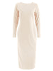 Long Sleeve Zip Back Slim Dress