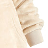 Dropped Shoulder Faux Fur Hoodie