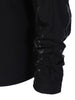 Printed Sleeve Cold Shoulder Chains Tee