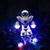 HT- 01 Kids Electronic Smart Space Dancing Robot with Music LED Light