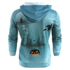 Halloween Pumpkin Print Casual Hoodie