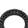 Rubber Solid Rear Tire with Hollow Design for Xiaomi M365 Electric Scooter