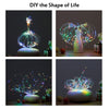 LH - BOM - YHD150M 150 LEDs Multicolored Starburst String Light for Decor