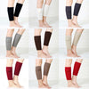 Women Winter Handmade Flower Knitted Middle Warm Boot Socks for Girls