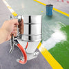 Stainless Steel Air Paint Spray Gun for Diatom Mud Putty Powder