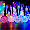 20-LED Waterproof Ball Shape Solar Power String Light for Outdoor